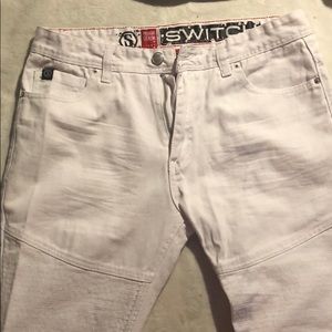 Men’s White Switch Jeans